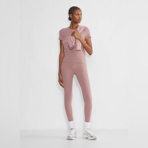 Aritzia Golden Butter Essential Tee Claremont Dusty Rose Pink NWT